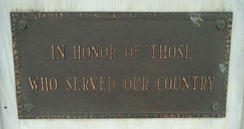 Veterans Memorial Marker. Click for full size. Veterans Memorial Marker image. Click for full size.