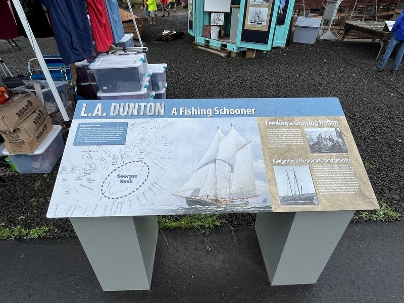L.A. Dunton Marker. Click for full size. L.A. Dunton Marker image. Click for full size.