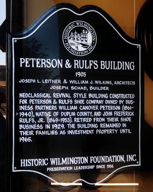 Peterson & Rulfs Building Marker image. Click for full size.