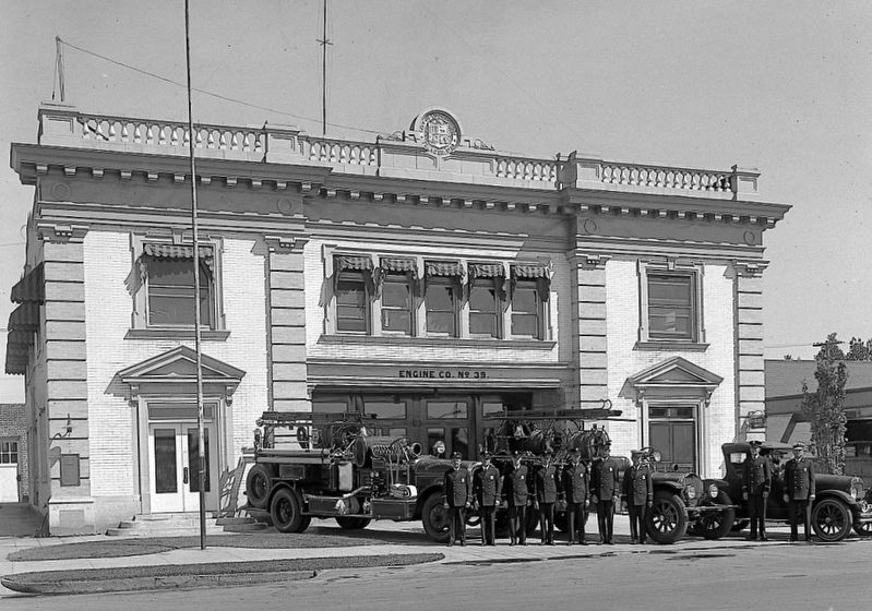Original Firehouse, 1919-1939 image. Click for full size.