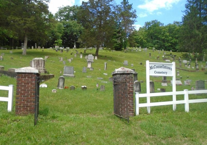 McConnellsville Cemetery. Click for full size. McConnellsville Cemetery image. Click for full size.