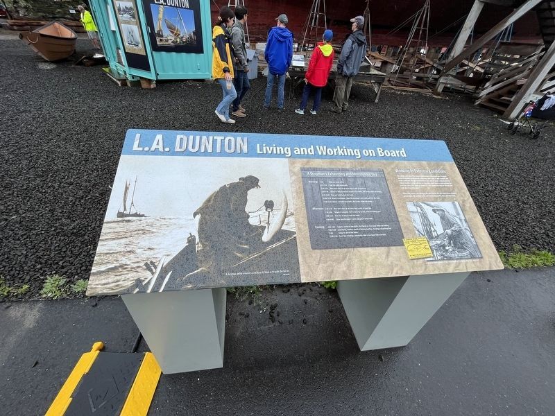 L.A. Dunton Marker. Click for full size. L.A. Dunton Marker image. Click for full size.