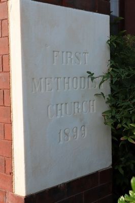 First Methodist Church Marker image. Click for full size.