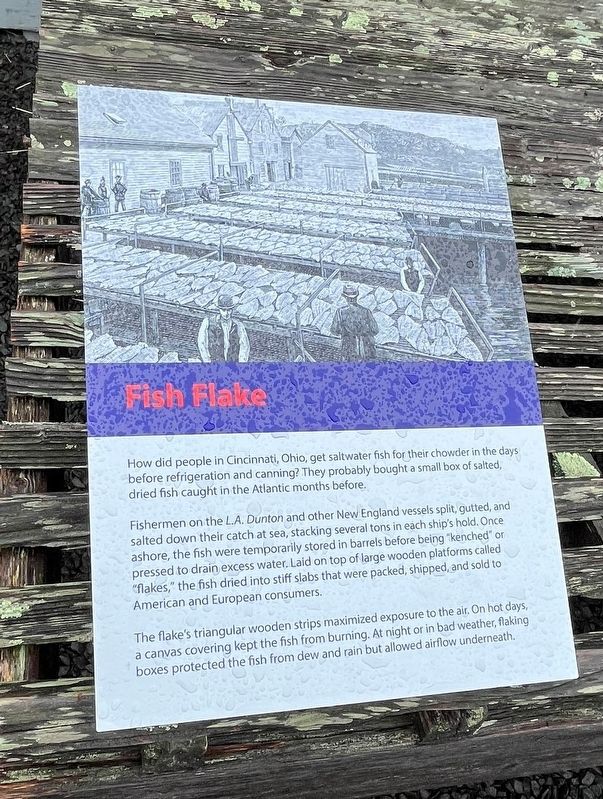 Fish Flake Marker. Click for full size. Fish Flake Marker image. Click for full size.