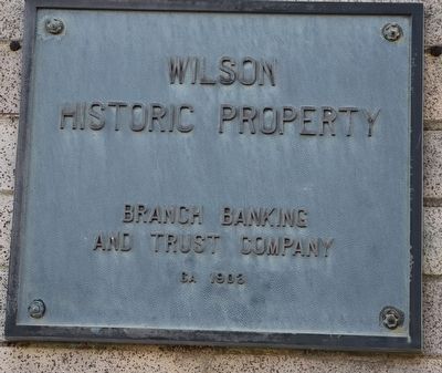 Branch Banking & Trust Company Building Marker. Click for full size. Branch Banking & Trust Company Building Marker image. Click for full size.