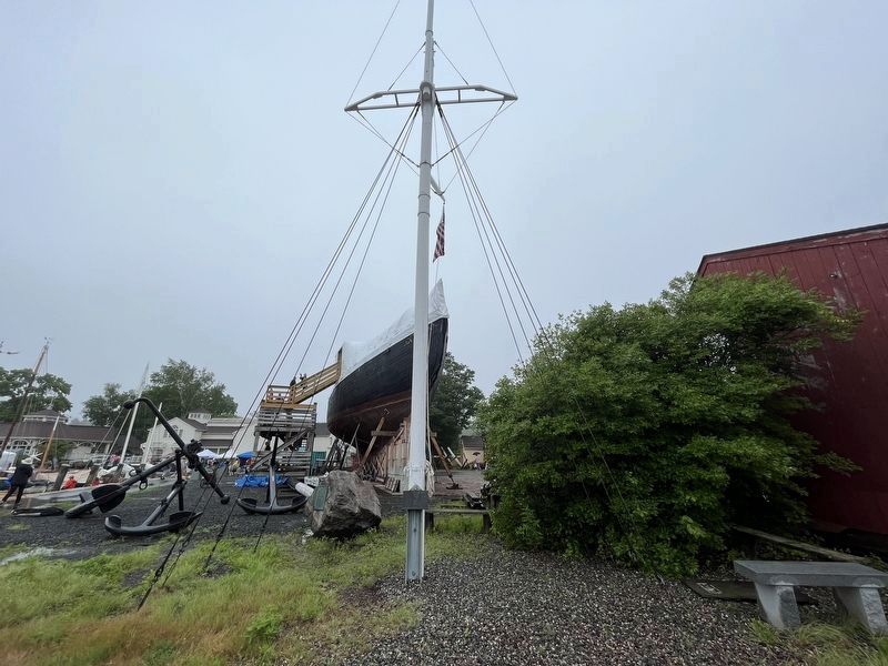 The Mast of the Cutter <i>Nebula</i> image. Click for full size.