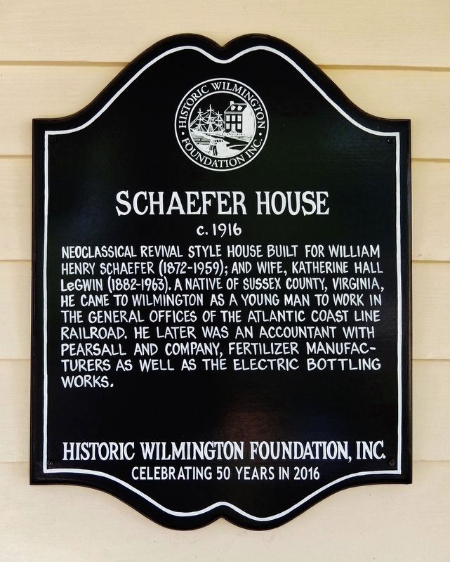 Schaefer House Marker image. Click for full size.