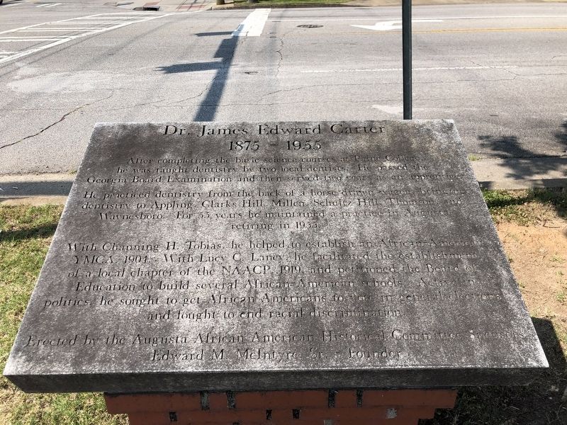 Dr. James Edward Carter Marker image. Click for full size.