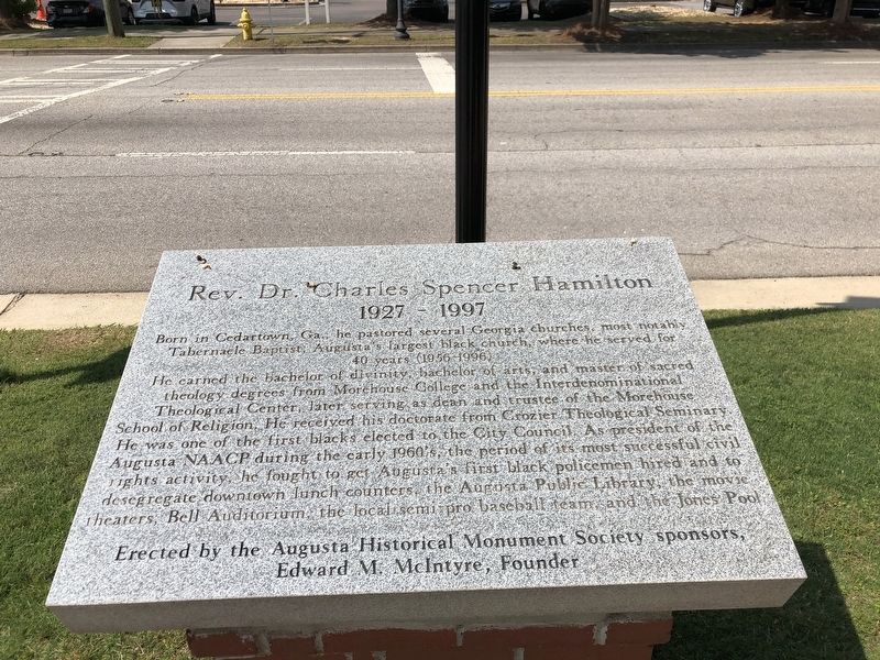 Rev. Dr. Charles Spencer Hamilton Marker image. Click for full size.