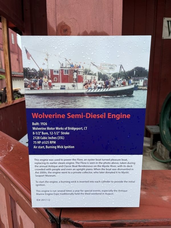 Wolverine Semi-Diesel Engine Marker image. Click for full size.