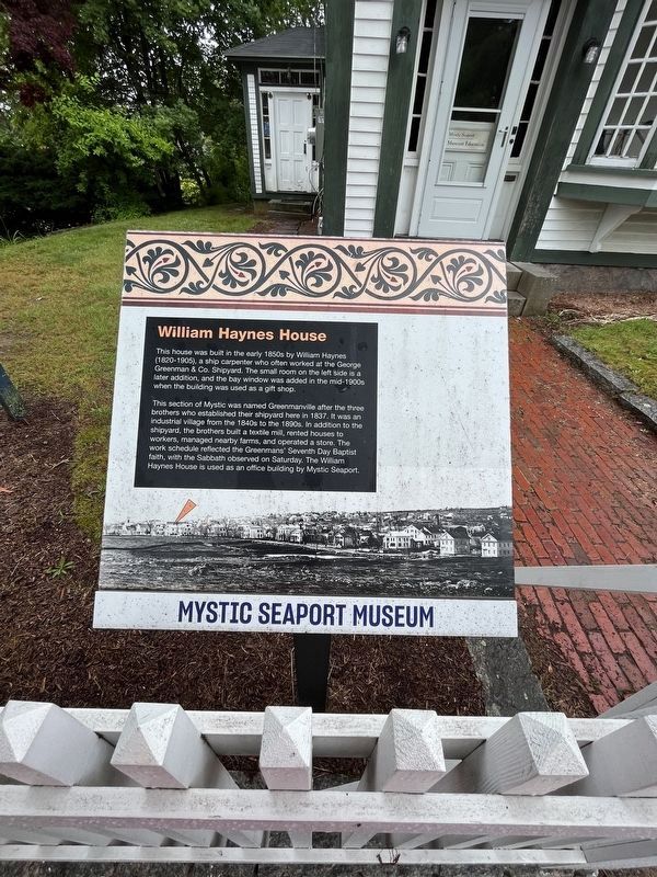 William Haynes House Marker. Click for full size. William Haynes House Marker image. Click for full size.