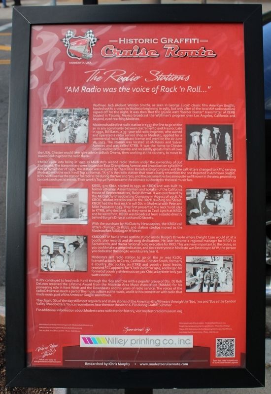 <i>The Radio Stations</i> Marker. Click for full size. <i>The Radio Stations</i> Marker image. Click for full size.