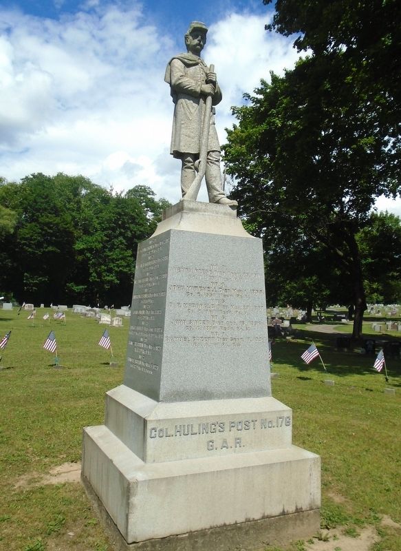 Col. Hulings GAR Post 176 Civil War Memorial image. Click for full size.