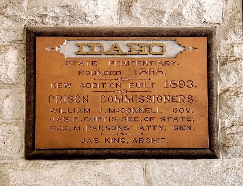 Idaho State Penitentiary Marker. Click for full size. Idaho State Penitentiary Marker image. Click for full size.
