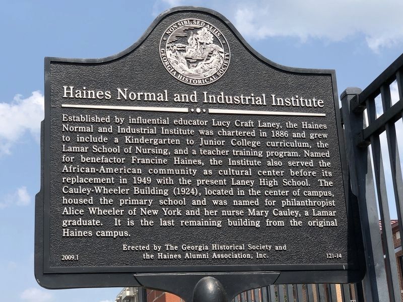 Haines Normal and Industrial Institute Marker image. Click for full size.