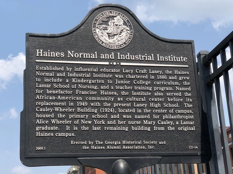 Haines Normal and Industrial Institute Marker. Click for full size. Haines Normal and Industrial Institute Marker image. Click for full size.