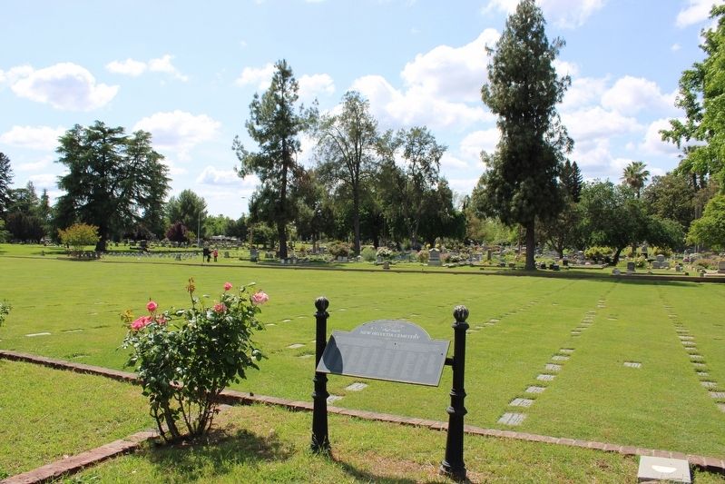 New Helvetia Cemetery Marker image. Click for full size.