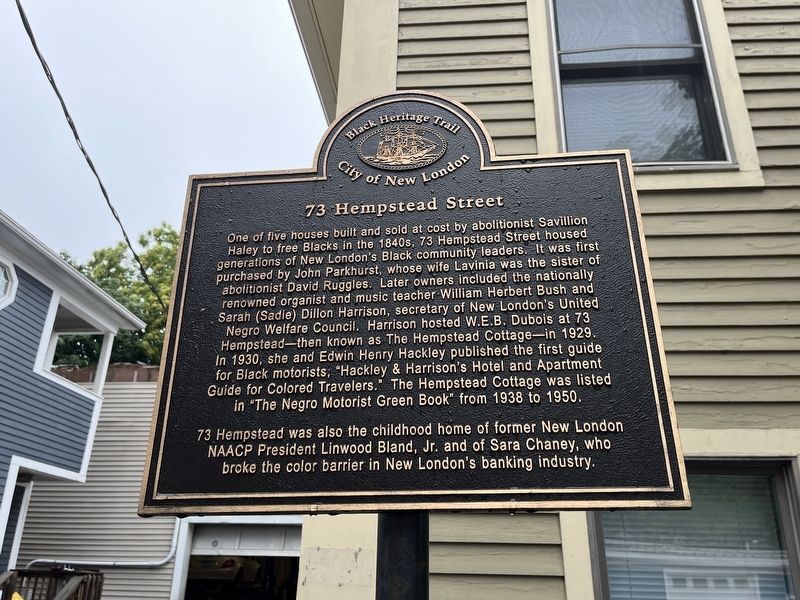 73 Hempstead Street Marker. Click for full size. 73 Hempstead Street Marker image. Click for full size.