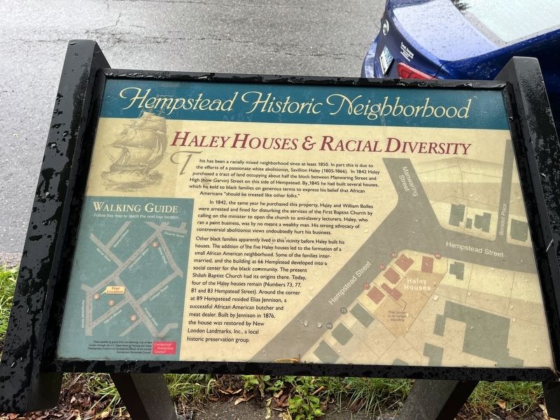 Haley Houses & Racial Diversity Marker image. Click for full size.