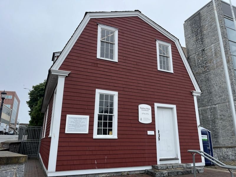 The Nathan Hale Schoolhouse. Click for full size. The Nathan Hale Schoolhouse image. Click for full size.