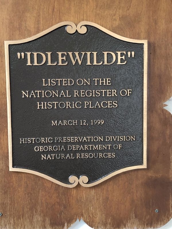 “Idlewilde” Marker. Click for full size. “Idlewilde” Marker image. Click for full size.