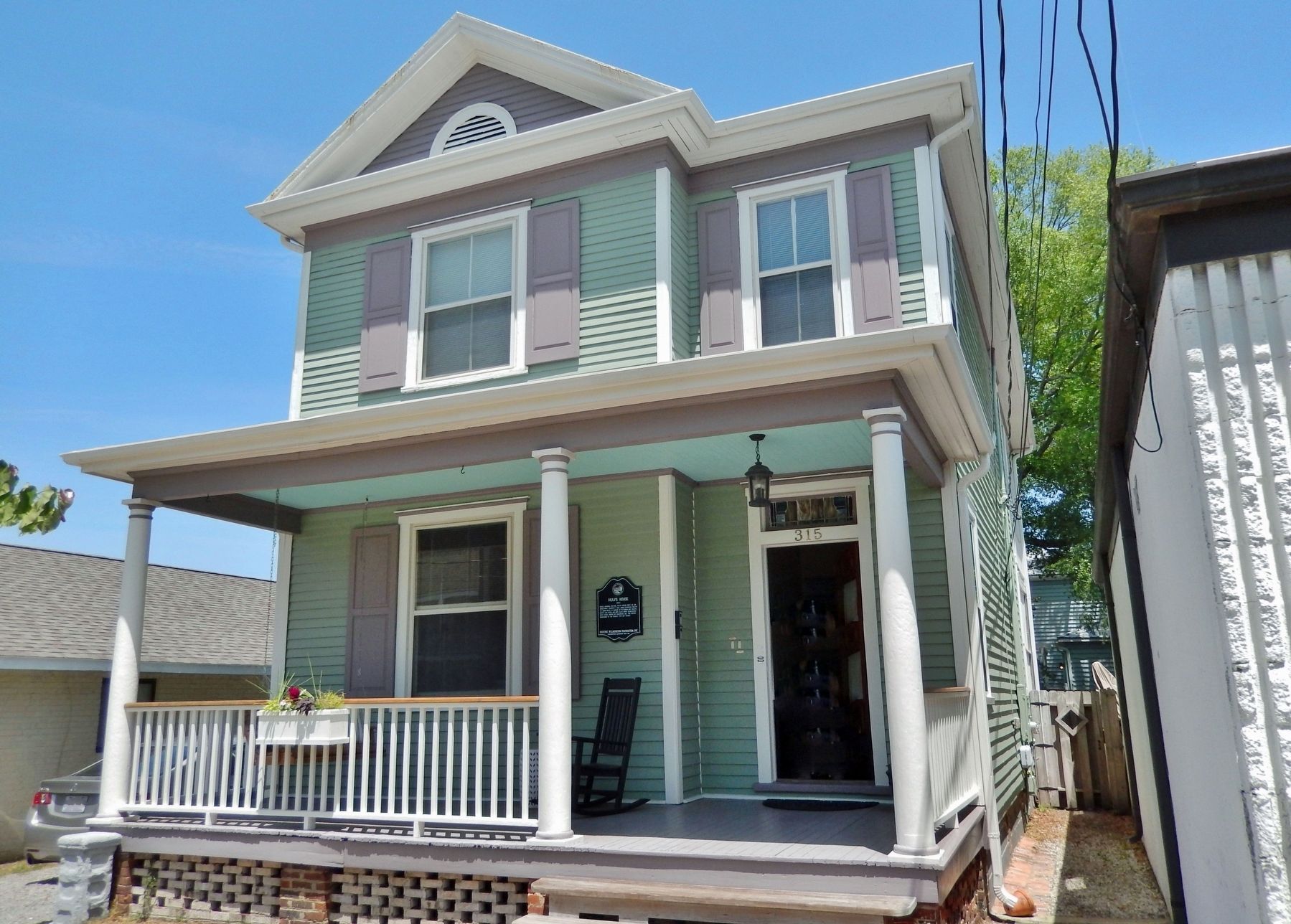 Rulfs House (<i>southeast elevation</i>) image. Click for full size.