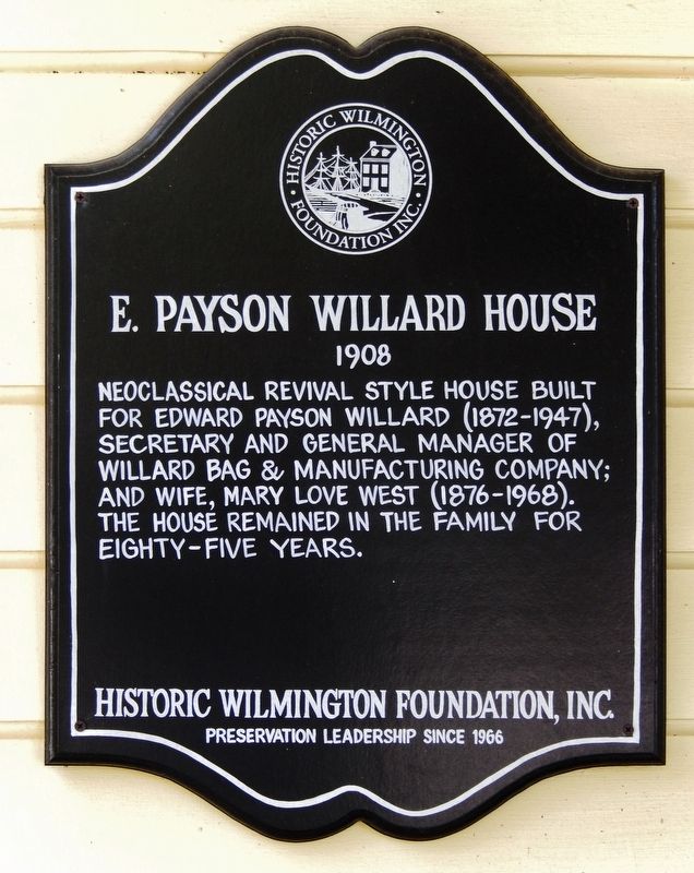 E. Payson Willard House Marker image. Click for full size.