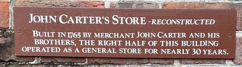 John Carters Store Marker image. Click for full size.