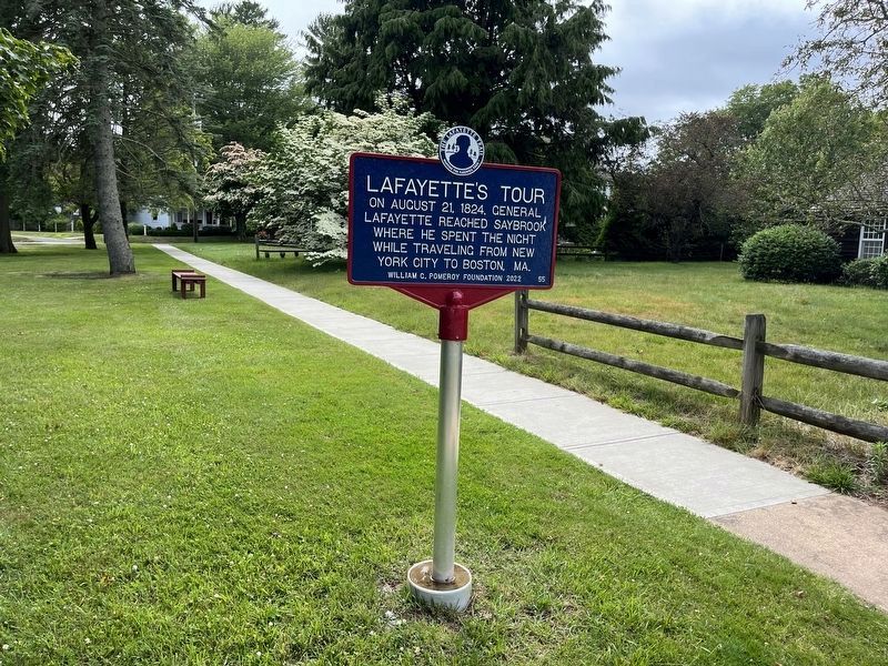 Lafayette's Tour Marker image. Click for full size.
