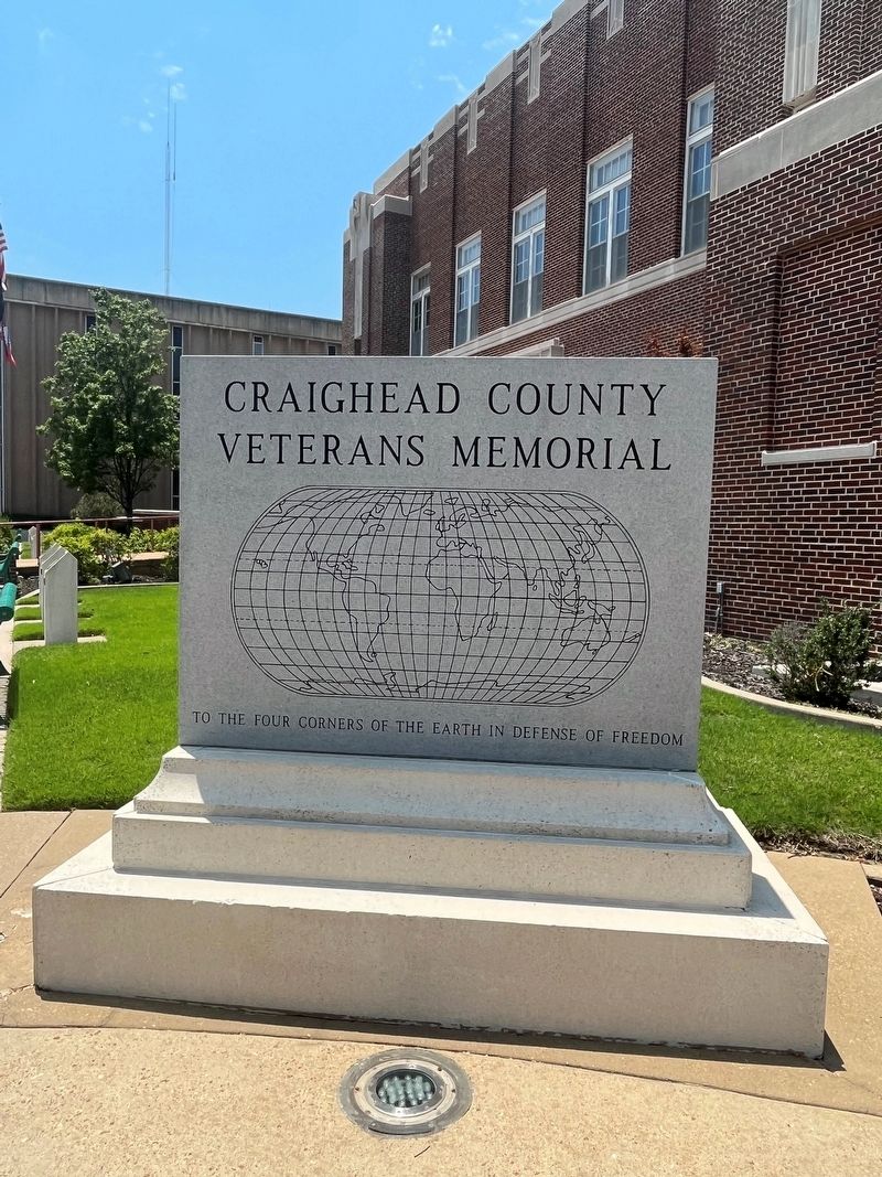 Craighead County Veterans Memorial image. Click for full size.