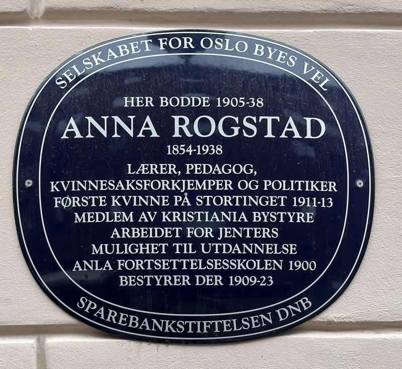 Anna Rogstad Marker image. Click for full size.