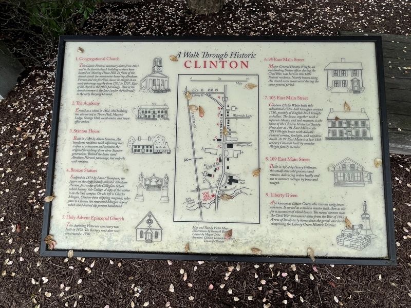 A Walk Through Historic Clinton Marker image. Click for full size.