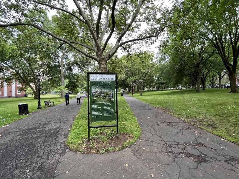 Welcome to the New Haven Green Marker. Click for full size. Welcome to the New Haven Green Marker image. Click for full size.