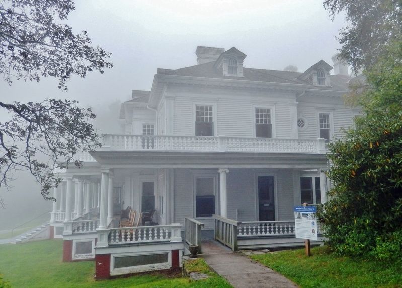 Moses Cone Manor  "Flat Top" (<i>northeast elevation</i>) image. Click for full size.