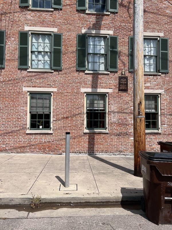 Sigma Chi Fraternity Founding Site Marker Missing image. Click for full size.