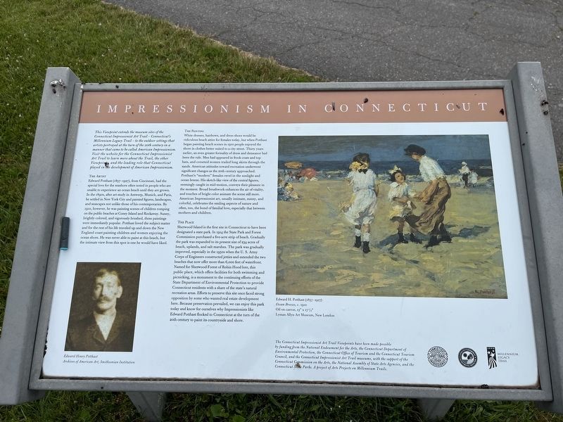Impressionism in Connecticut Marker image. Click for full size.