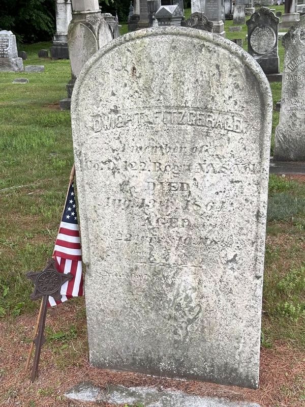 One of the Patriot Burials mentioned on the marker image. Click for full size.
