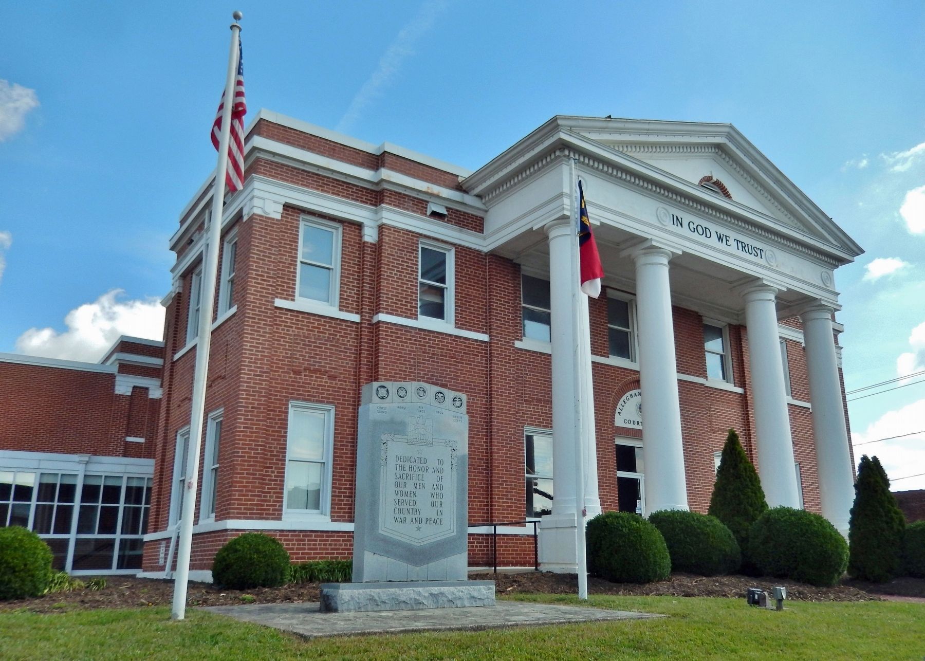 Alleghany County War Memorial image. Click for full size.