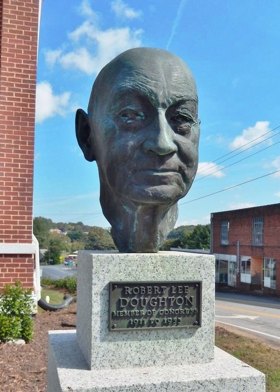 Robert Lee Doughton Monument (<i>west</i>) image. Click for full size.