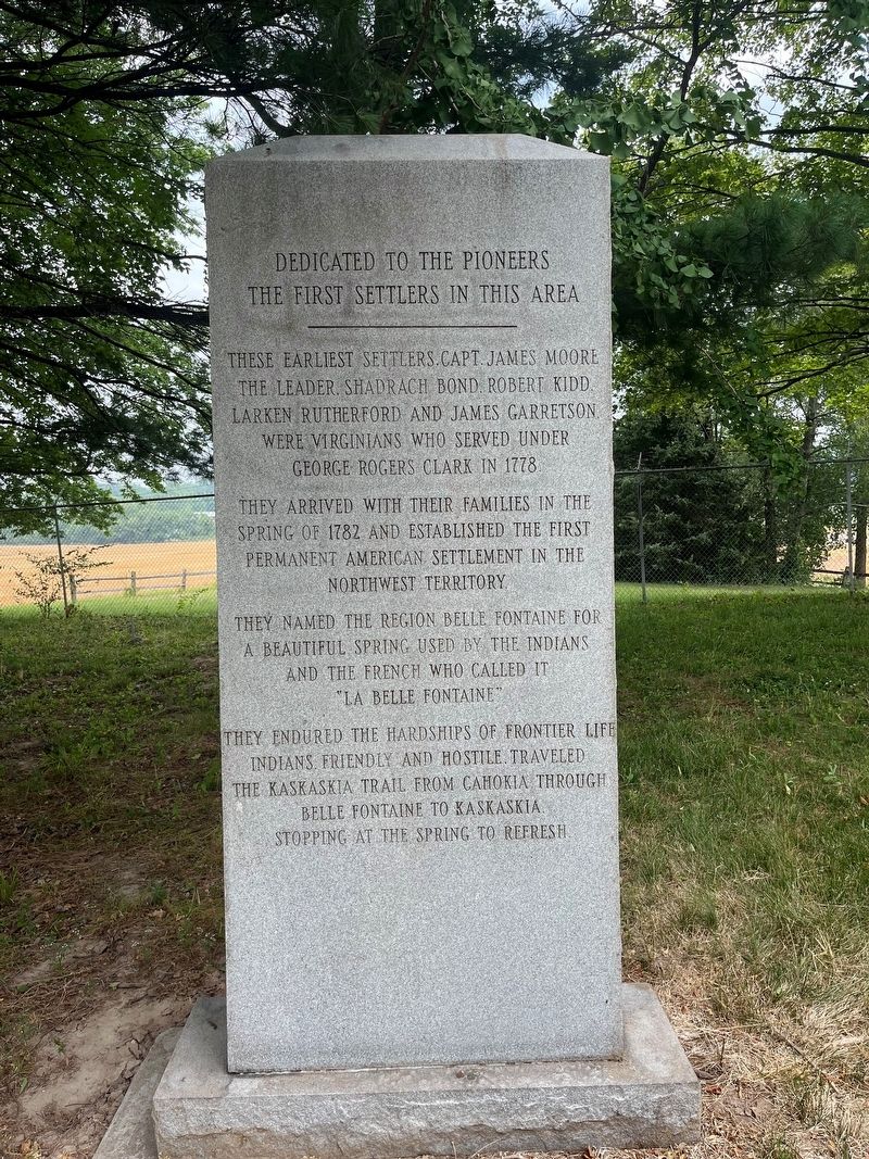 Dedicated to the Pioneers Marker. Click for full size. Dedicated to the Pioneers Marker image. Click for full size.