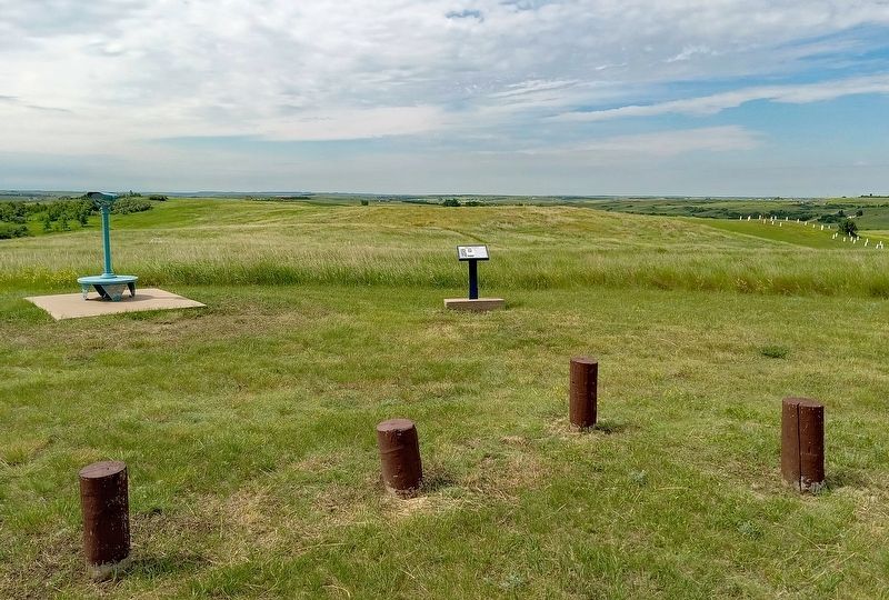 Breastworks marker and view scope. Click for full size. Breastworks marker and view scope image. Click for full size.