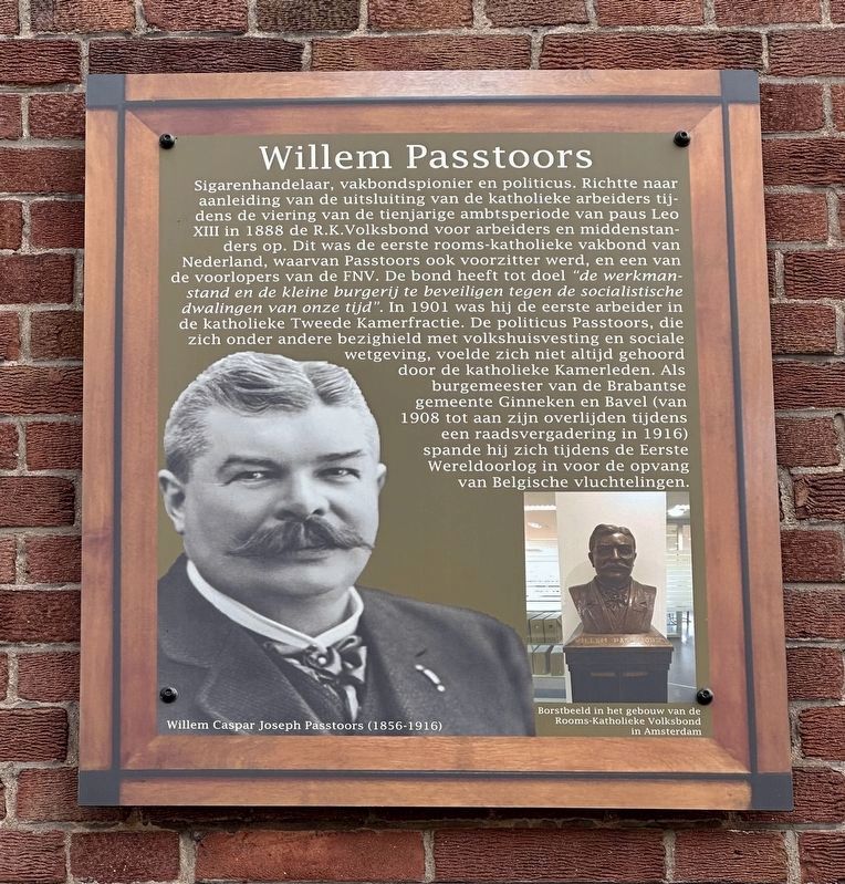 Willem Passtoors Marker. Click for full size. Willem Passtoors Marker image. Click for full size.