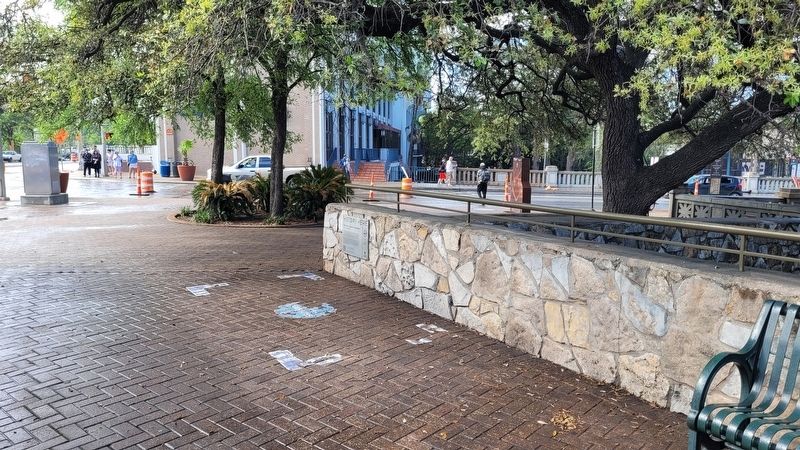 The view of the marker from the street image. Click for full size.