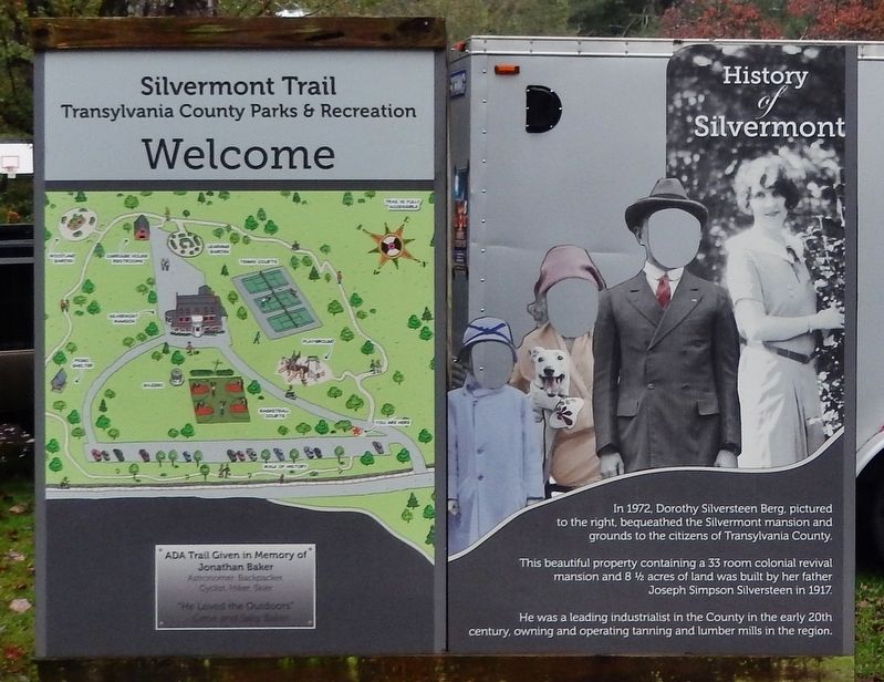 History of Silvermont Marker. Click for full size. History of Silvermont Marker image. Click for full size.