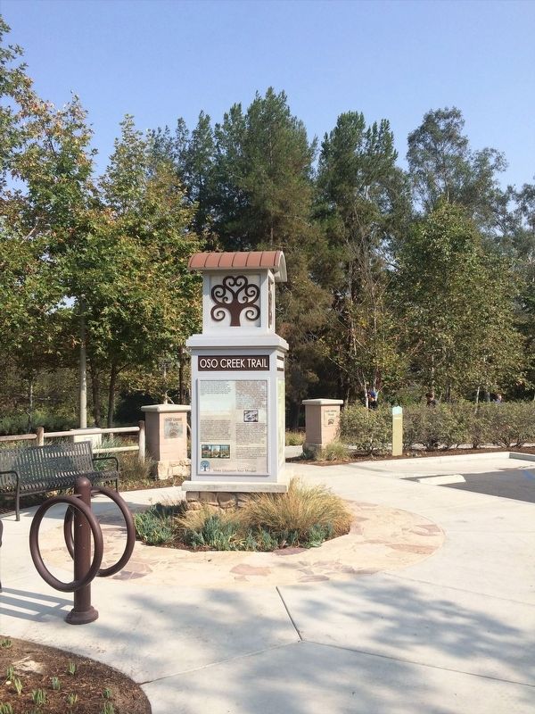 Oso Creek Trail Marker. Click for full size. Oso Creek Trail Marker image. Click for full size.