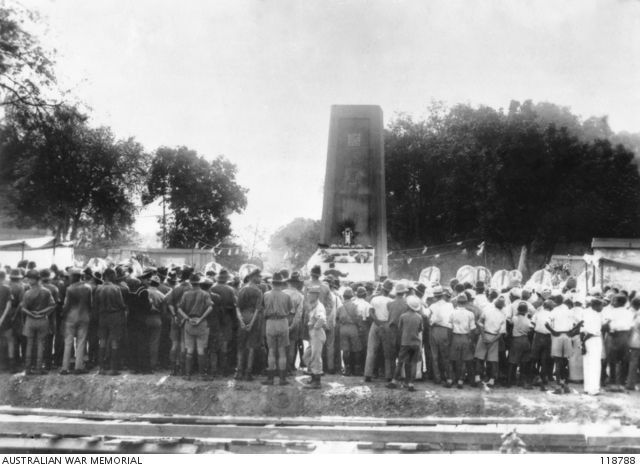 Memorial's Dedication Ceremony, 1944 image. Click for full size.