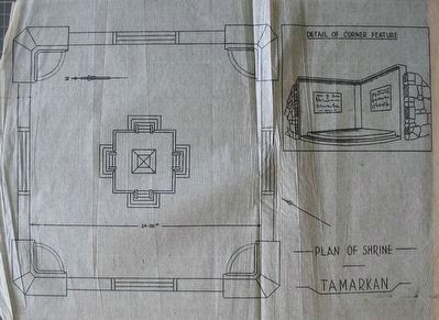 Plan of Shrine at Tamarkan image. Click for full size.