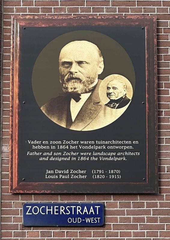 Jan David Zocher and Louis Paul Zocher Marker image. Click for full size.