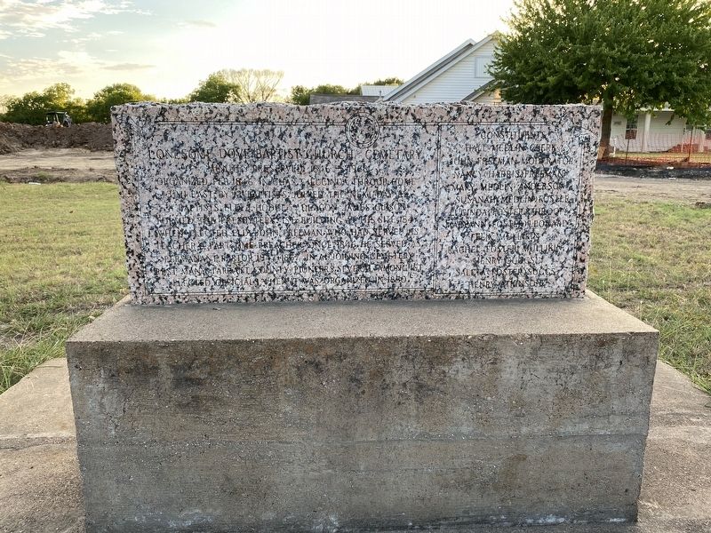 Lonesome Dove Cemetery Marker. Click for full size. Lonesome Dove Cemetery Marker image. Click for full size.