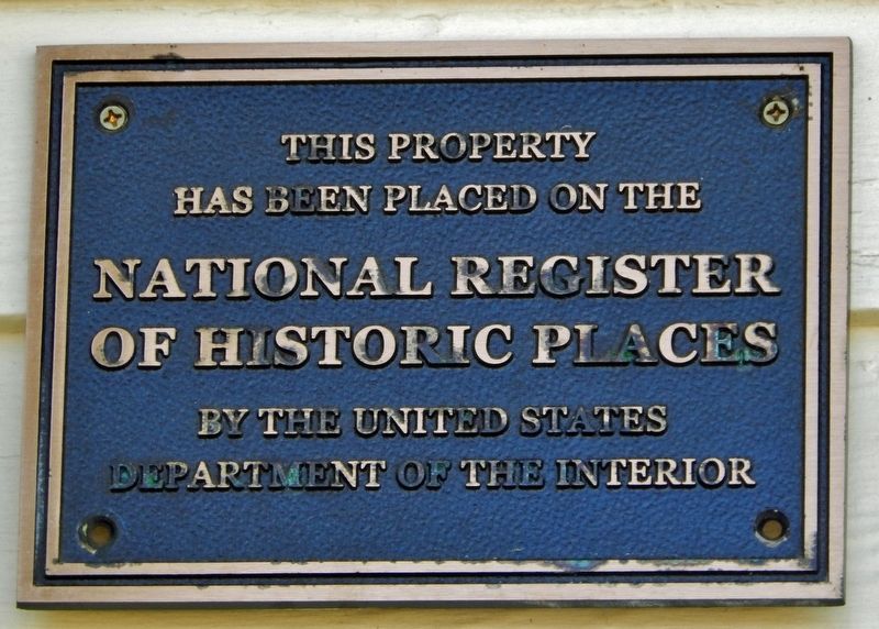 Carrier-Ward House NRHP Marker image. Click for full size.